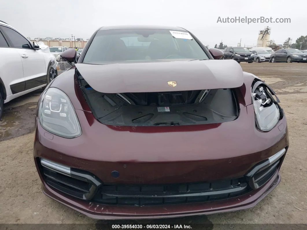 2018 Porsche Panamera   Burgundy vin: WP0AA2A72JL111335