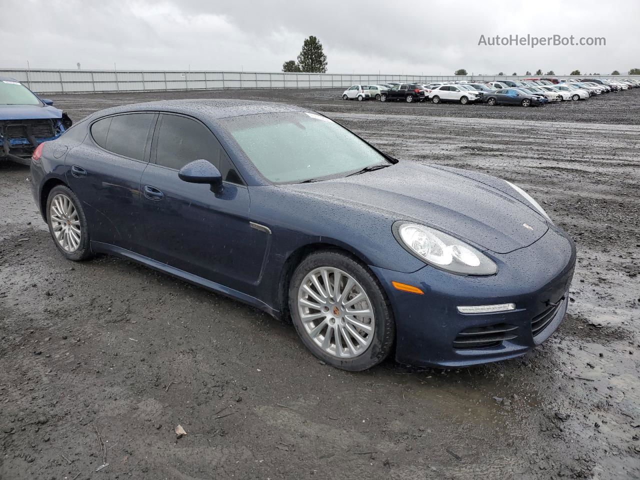 2014 Porsche Panamera 2 Blue vin: WP0AA2A73EL005059