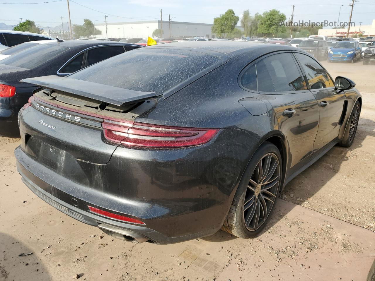 2018 Porsche Panamera 4 Charcoal vin: WP0AA2A73JL113742