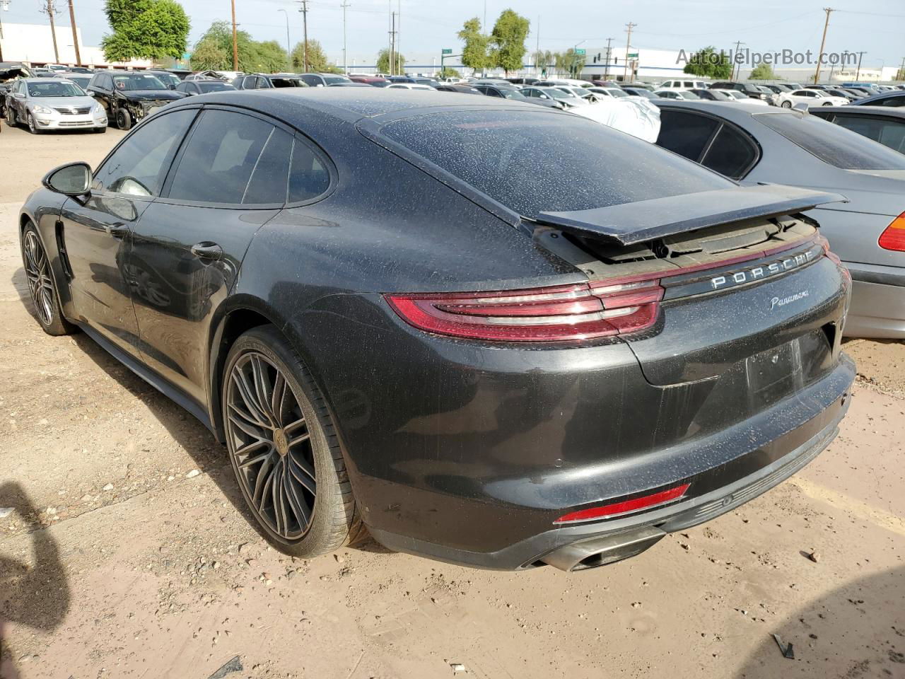 2018 Porsche Panamera 4 Charcoal vin: WP0AA2A73JL113742