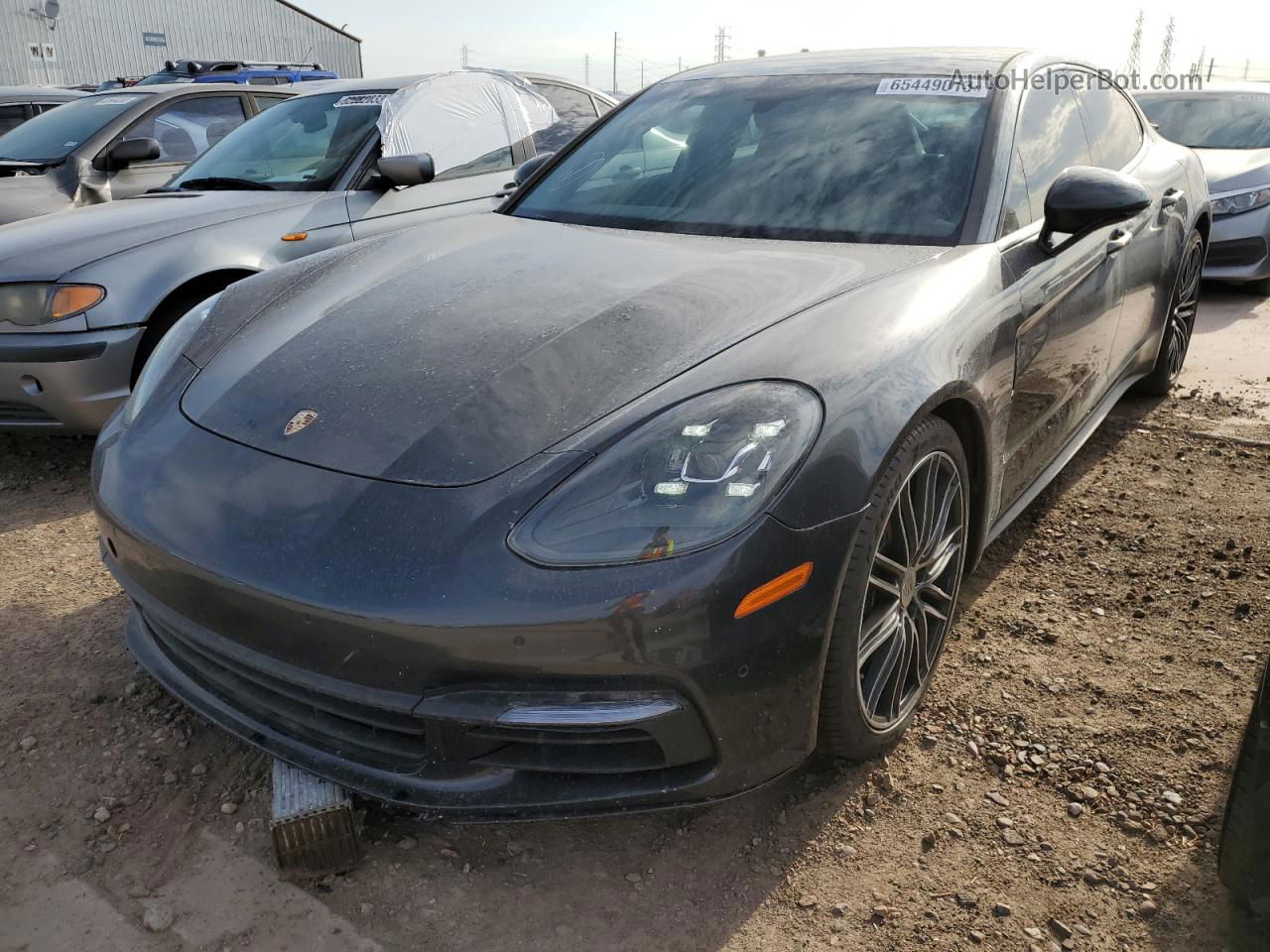 2018 Porsche Panamera 4 Charcoal vin: WP0AA2A73JL113742