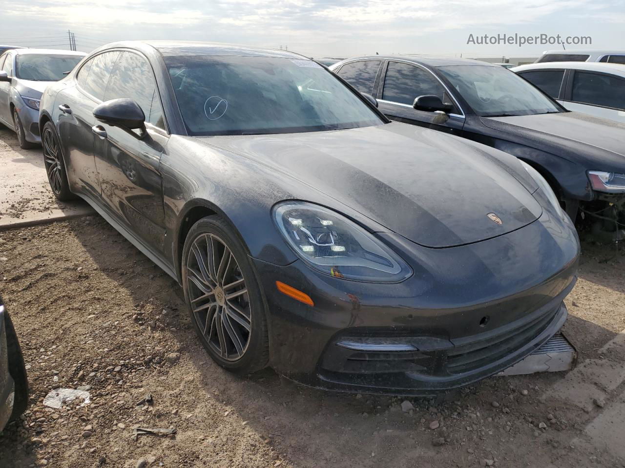 2018 Porsche Panamera 4 Charcoal vin: WP0AA2A73JL113742