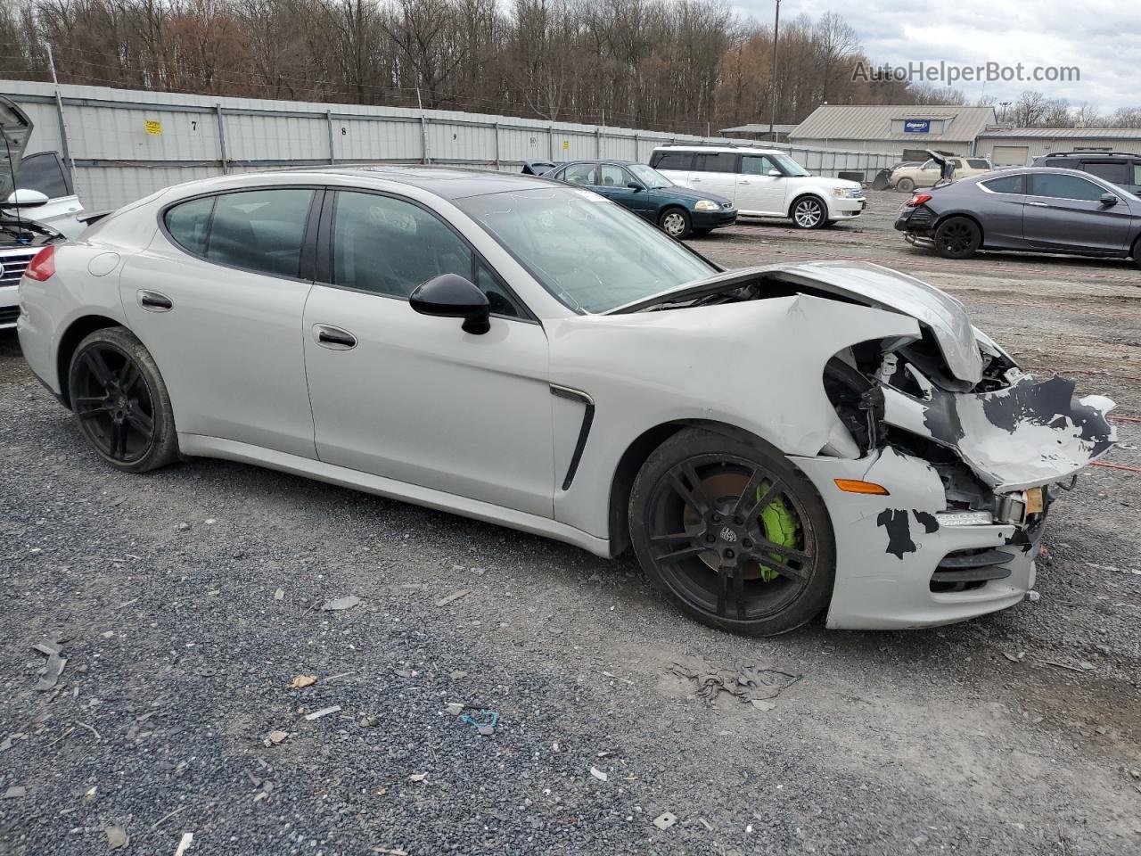 2014 Porsche Panamera 2 Серый vin: WP0AA2A74EL005751