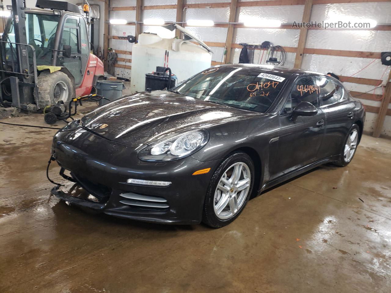 2014 Porsche Panamera 2 Gray vin: WP0AA2A74EL011047