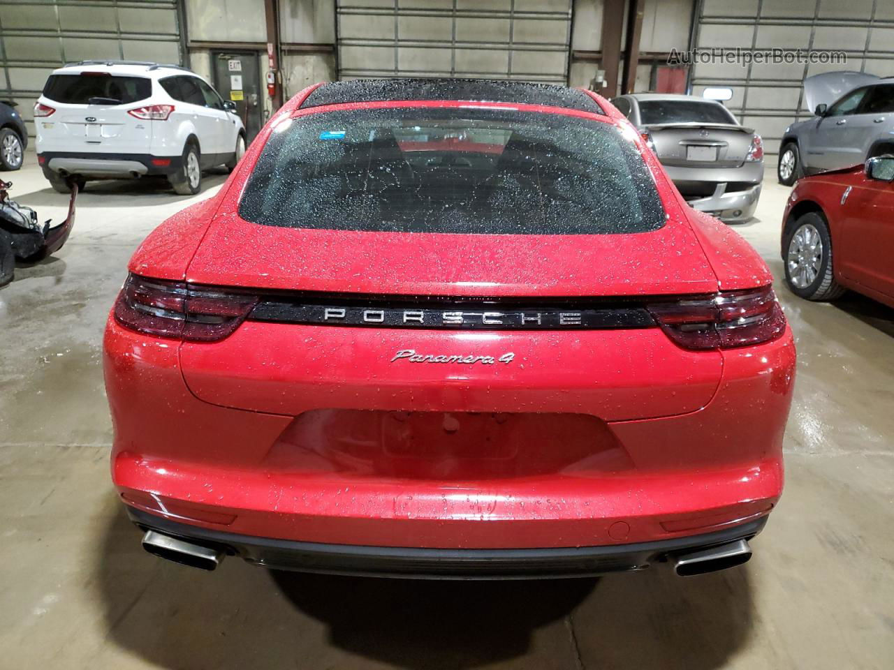 2018 Porsche Panamera 4 Red vin: WP0AA2A74JL105844