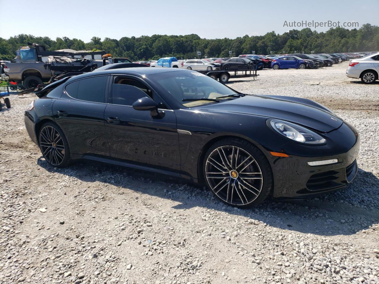 2014 Porsche Panamera 2 Black vin: WP0AA2A75EL010246