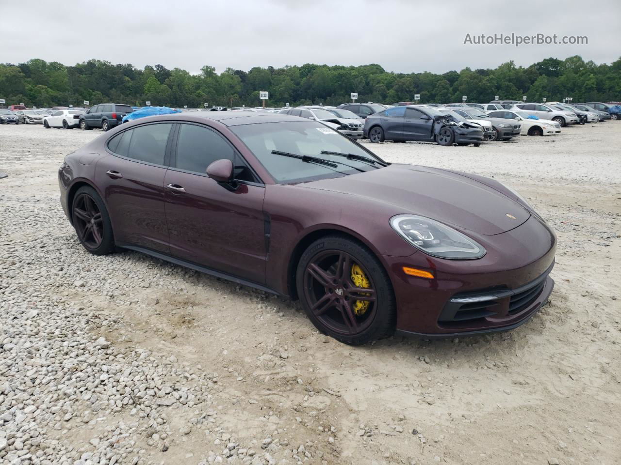 2018 Porsche Panamera 4 Purple vin: WP0AA2A75JL104167