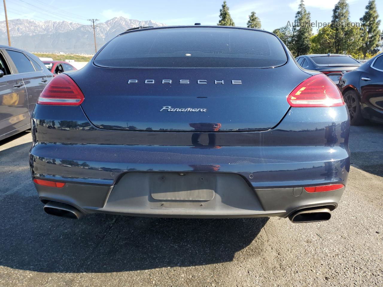 2014 Porsche Panamera 2 Синий vin: WP0AA2A76EL009669