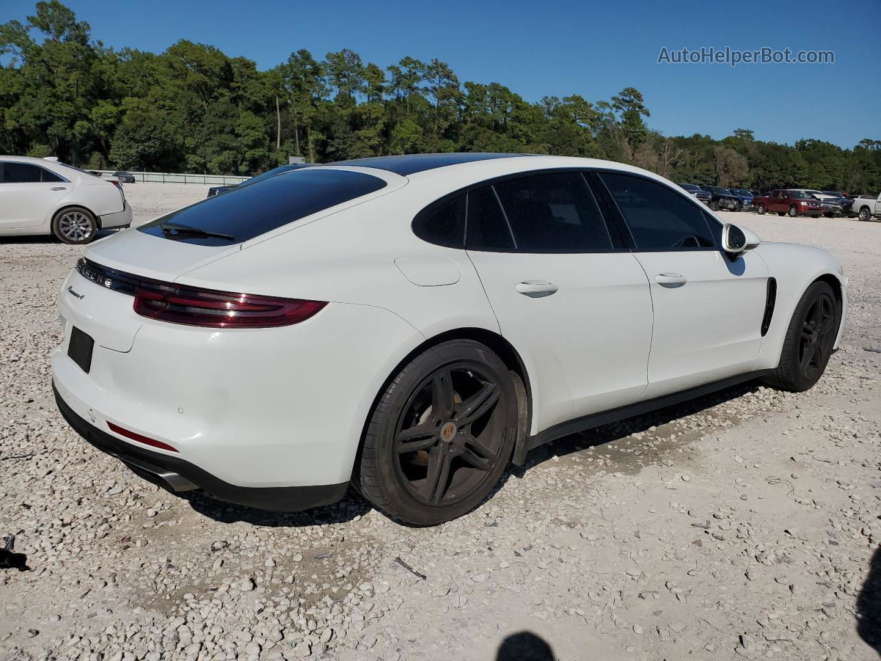 2018 Porsche Panamera 4 White vin: WP0AA2A76JL108485