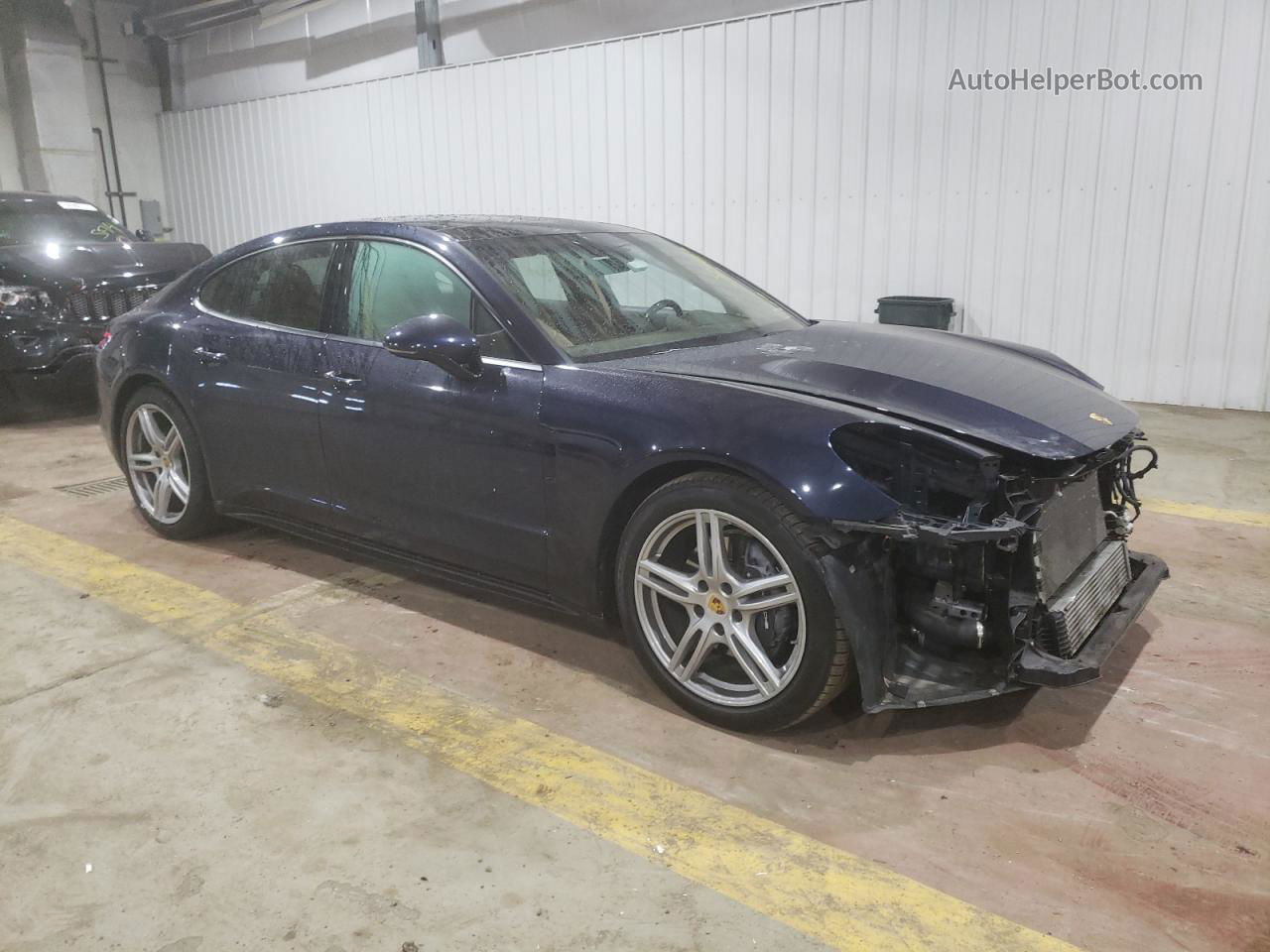 2018 Porsche Panamera 4 Blue vin: WP0AA2A76JL110270