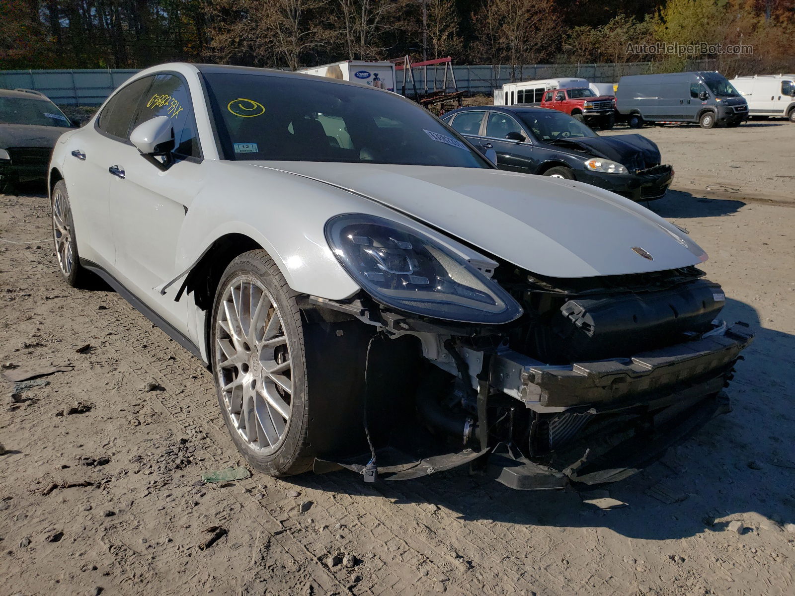 2018 Porsche Panamera 4 White vin: WP0AA2A76JL115839