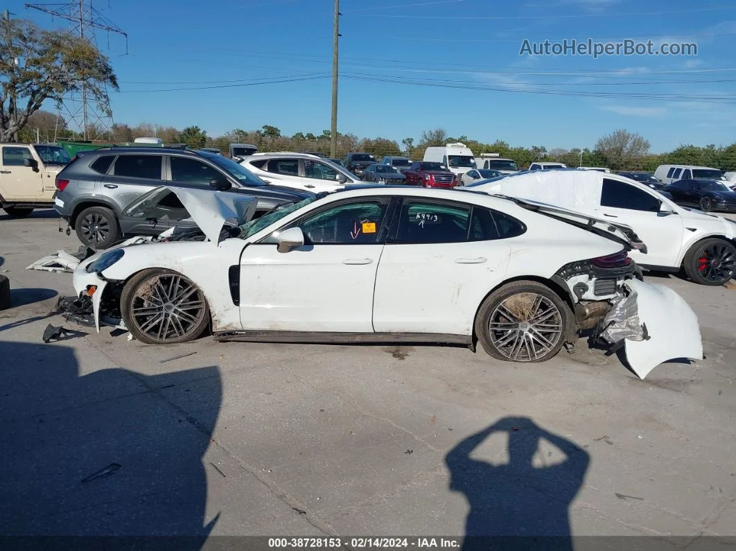 2018 Porsche Panamera 4 White vin: WP0AA2A76JL118904