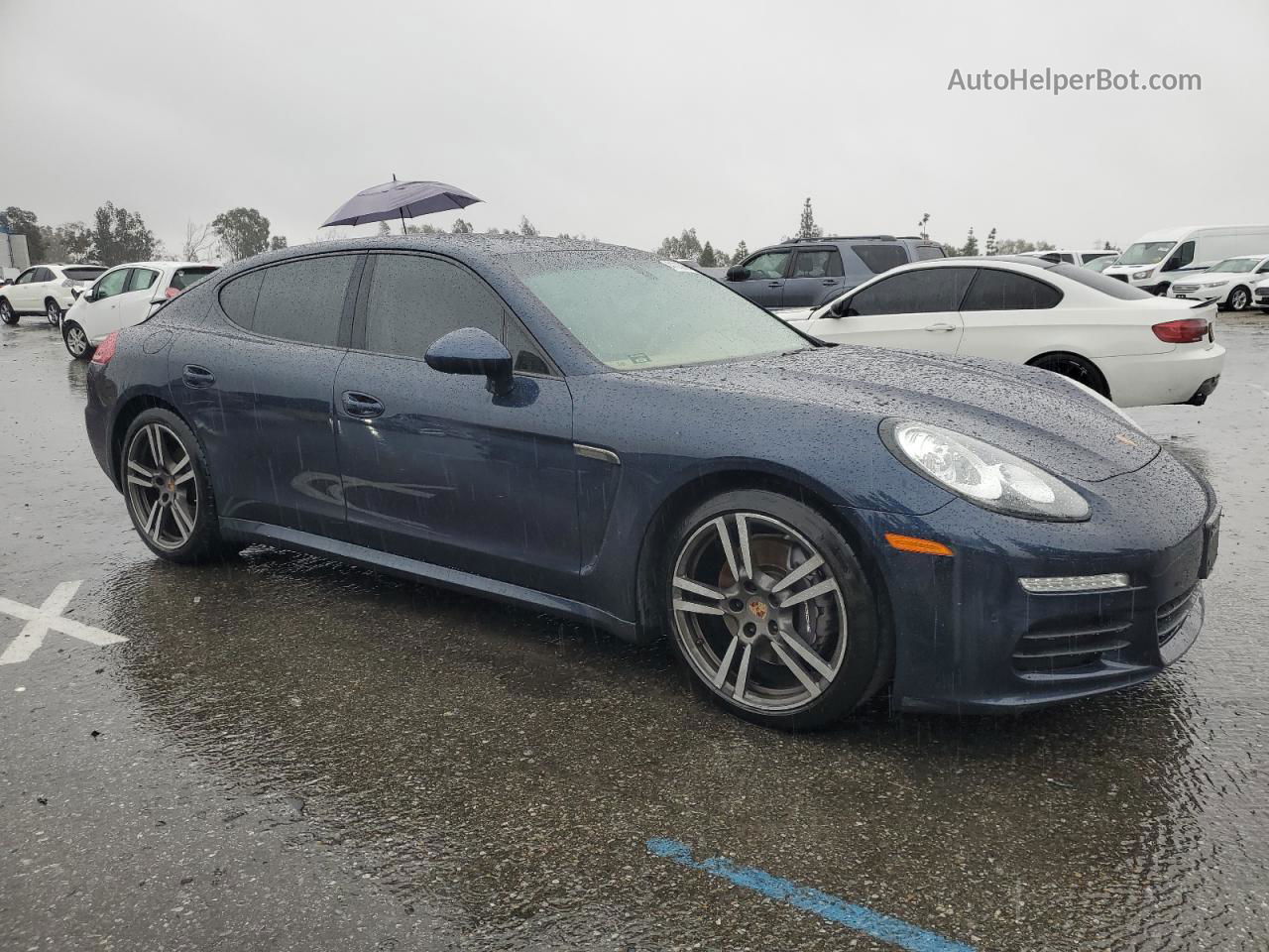 2014 Porsche Panamera 2 Blue vin: WP0AA2A77EL005758