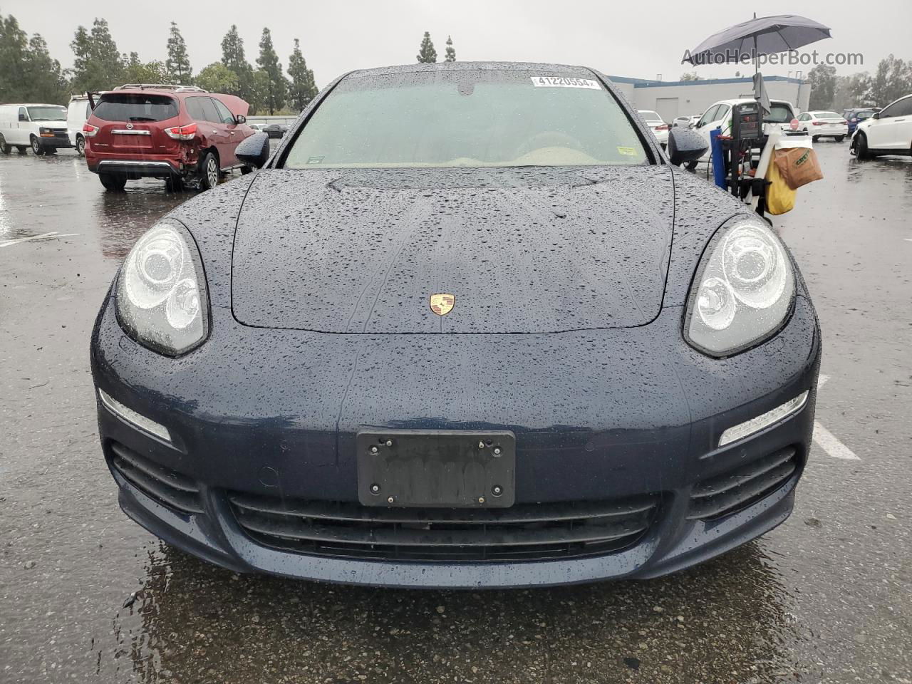 2014 Porsche Panamera 2 Синий vin: WP0AA2A77EL005758