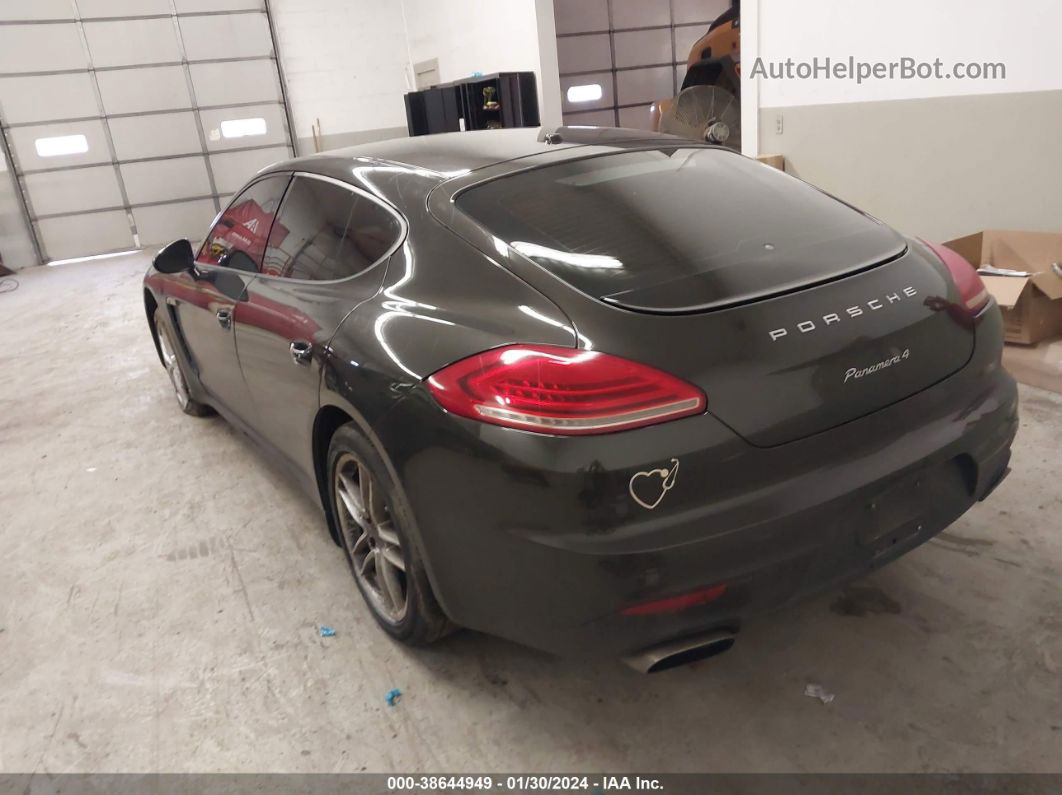 2014 Porsche Panamera 4 Black vin: WP0AA2A77EL008787