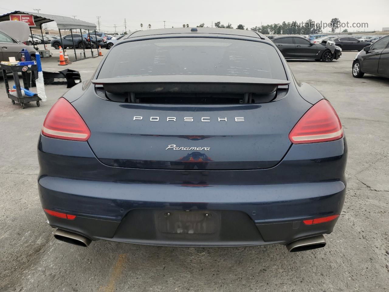 2014 Porsche Panamera 2 Blue vin: WP0AA2A77EL014475