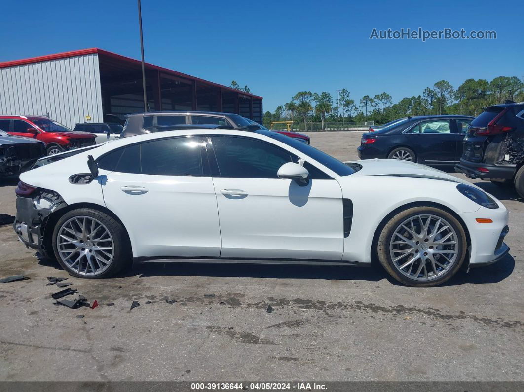 2018 Porsche Panamera 4 White vin: WP0AA2A77JL104395