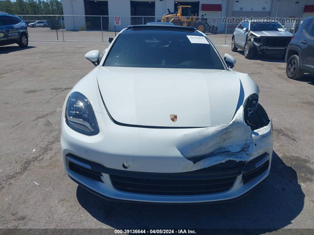 2018 Porsche Panamera 4 White vin: WP0AA2A77JL104395