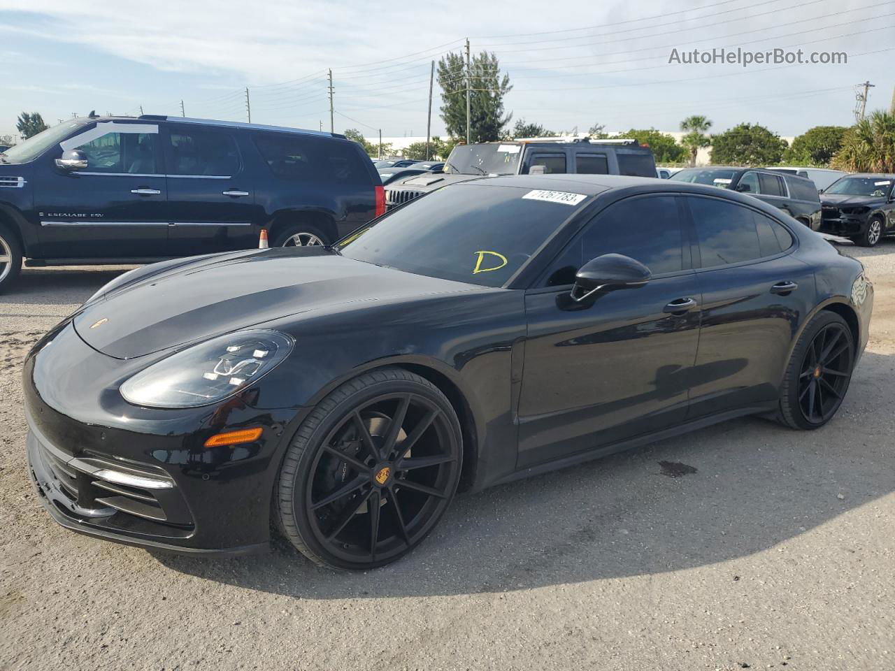 2018 Porsche Panamera 4 Black vin: WP0AA2A77JL105465