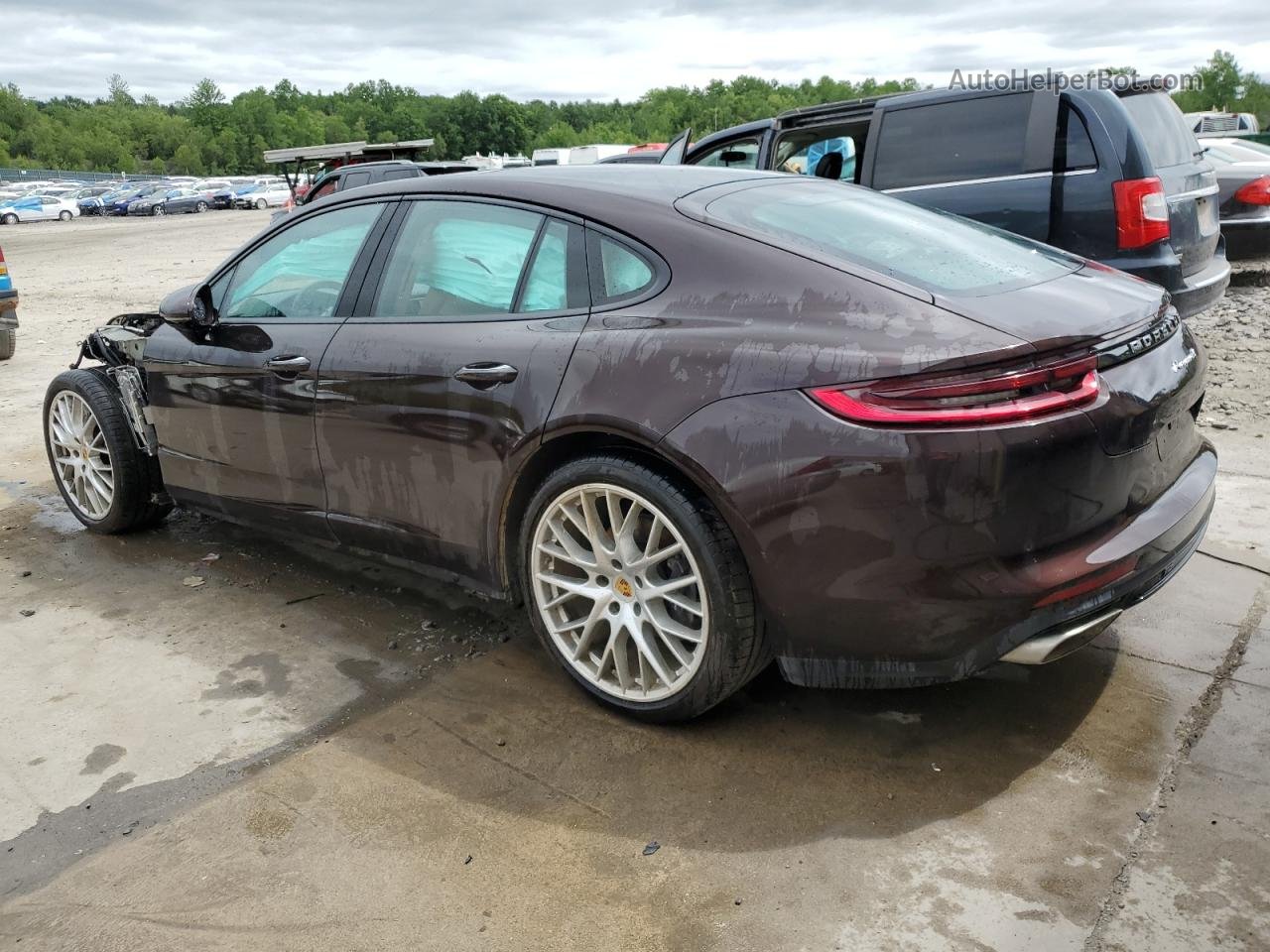 2018 Porsche Panamera 4 Фиолетовый vin: WP0AA2A77JL111122