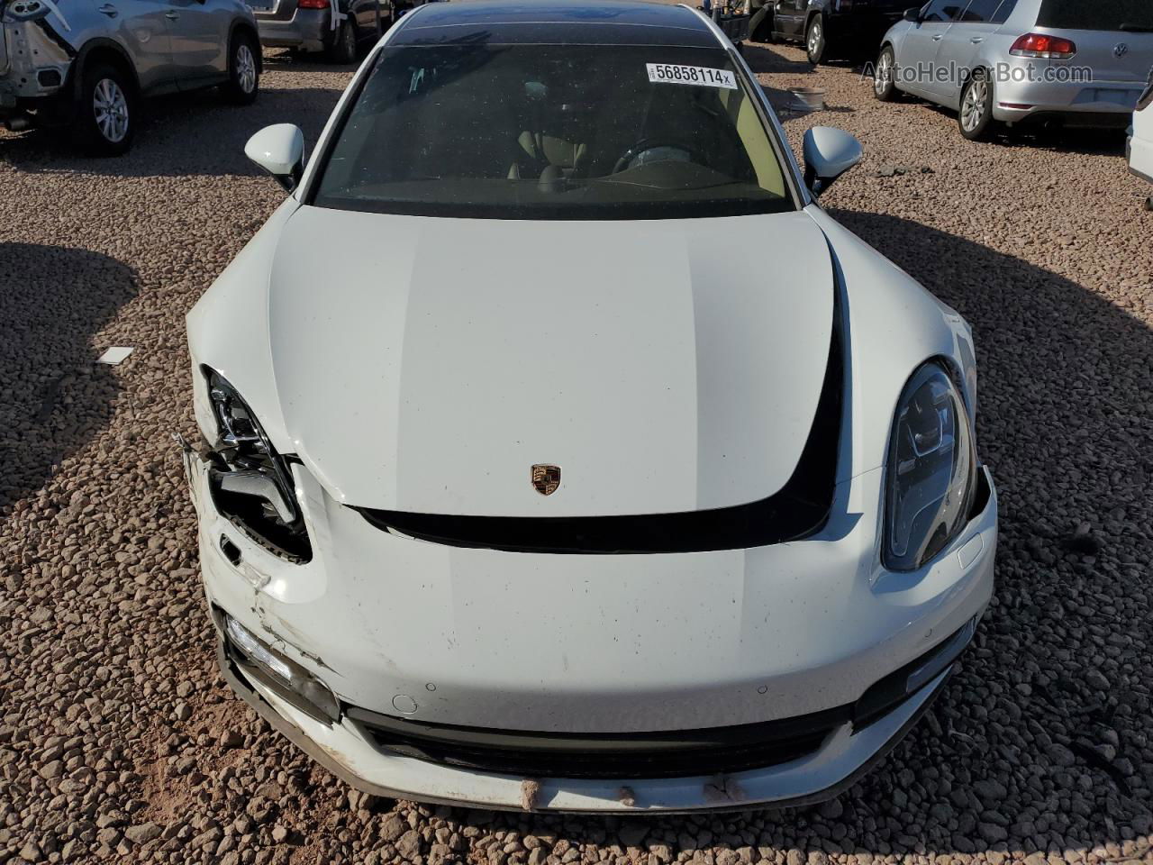 2018 Porsche Panamera 4 White vin: WP0AA2A77JL111265