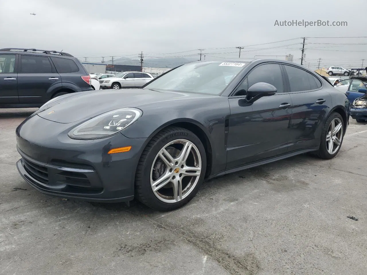 2018 Porsche Panamera 4 Gray vin: WP0AA2A77JL113758