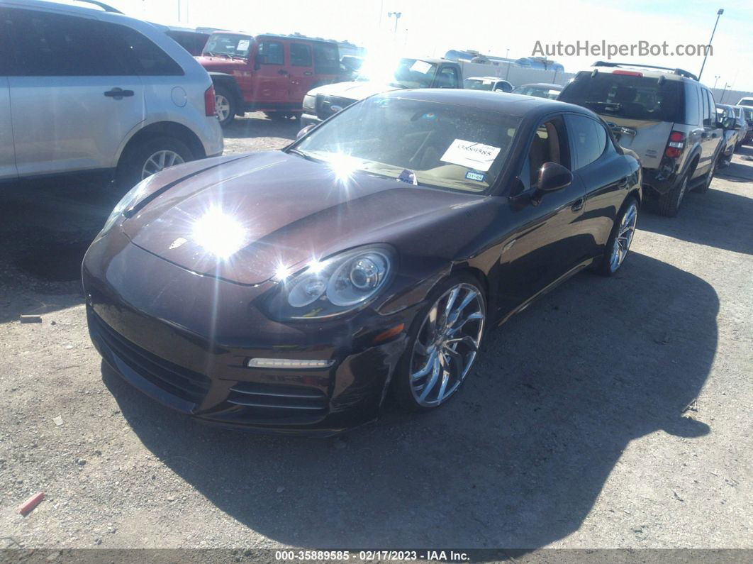 2014 Porsche Panamera   Brown vin: WP0AA2A78EL011519