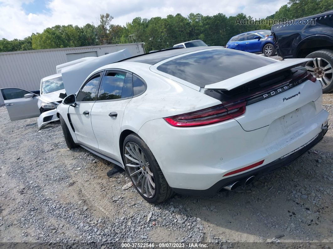 2018 Porsche Panamera   White vin: WP0AA2A78JL109444