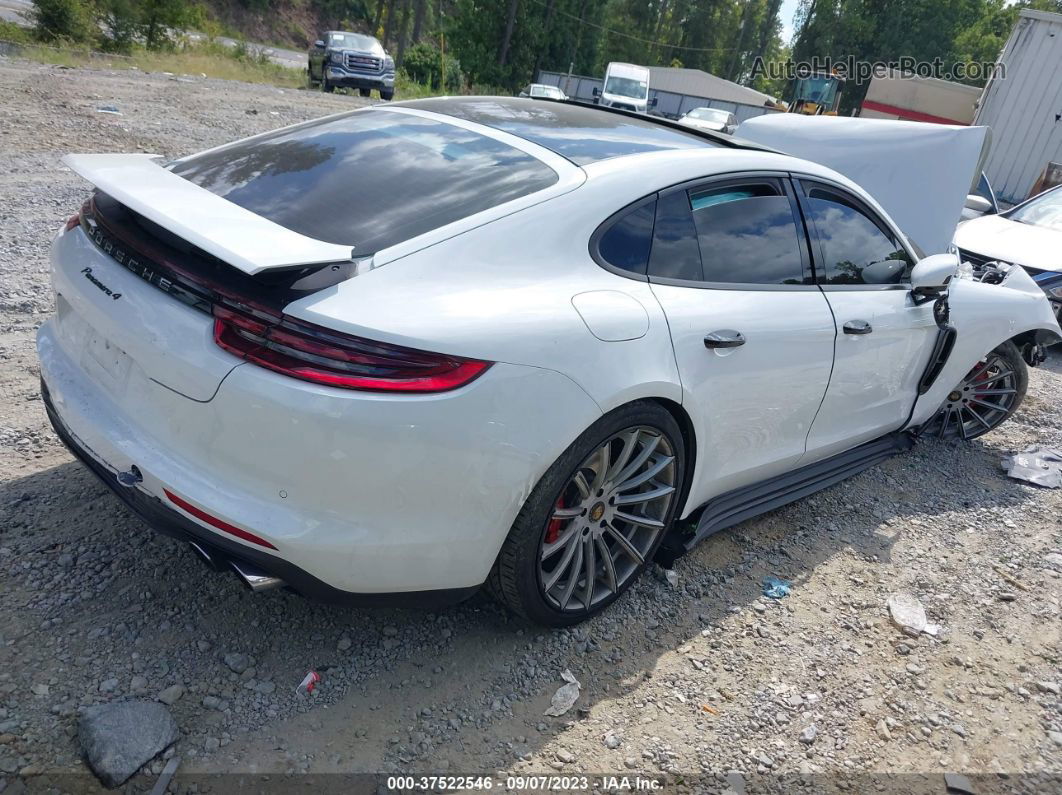 2018 Porsche Panamera   White vin: WP0AA2A78JL109444