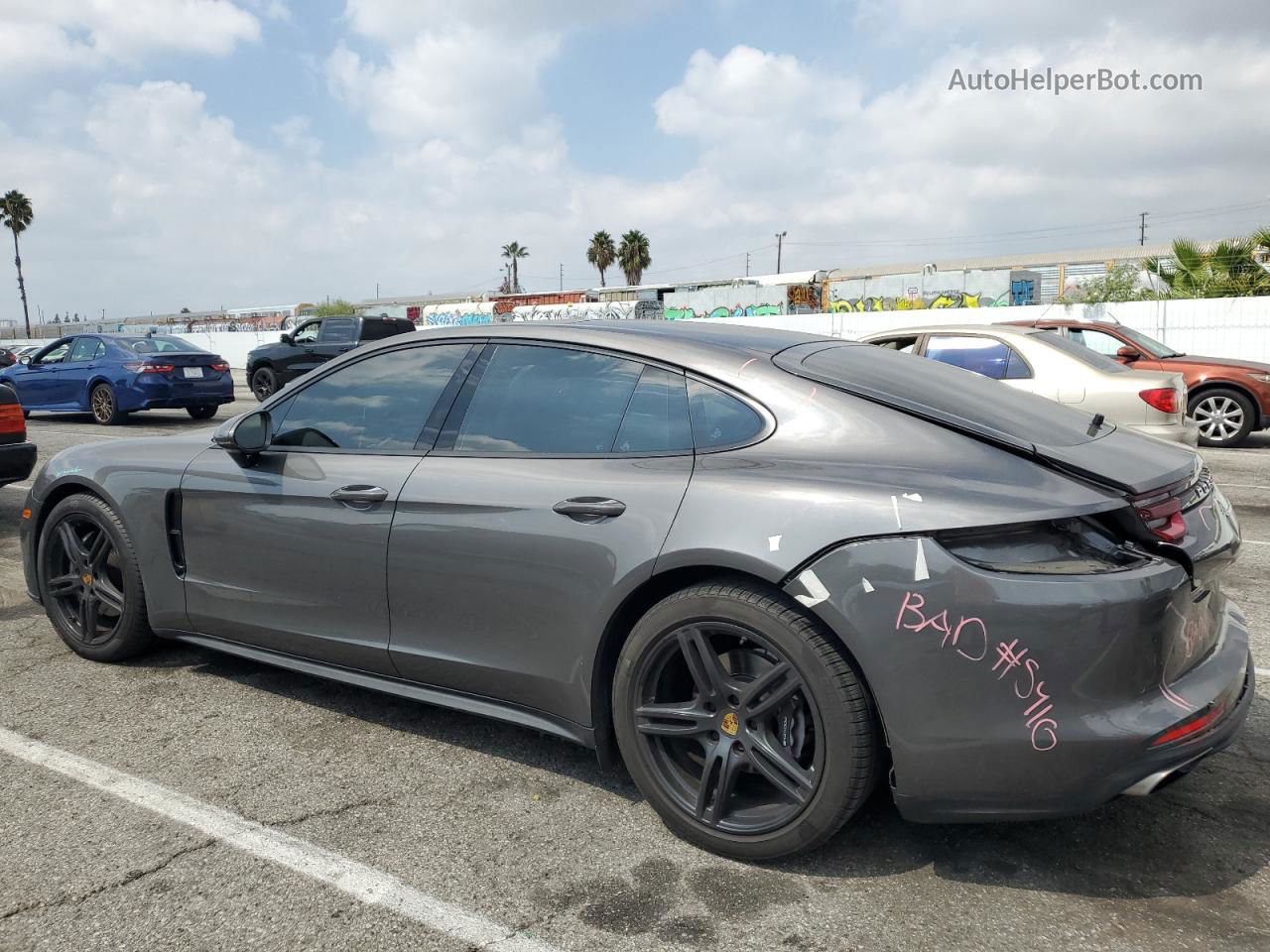 2018 Porsche Panamera 4 Charcoal vin: WP0AA2A78JL112313