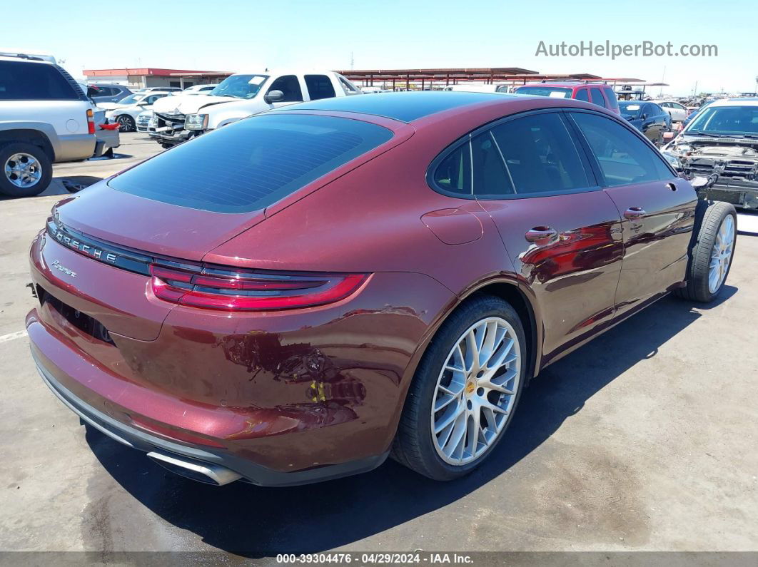 2018 Porsche Panamera   Темно-бордовый vin: WP0AA2A79JL101353