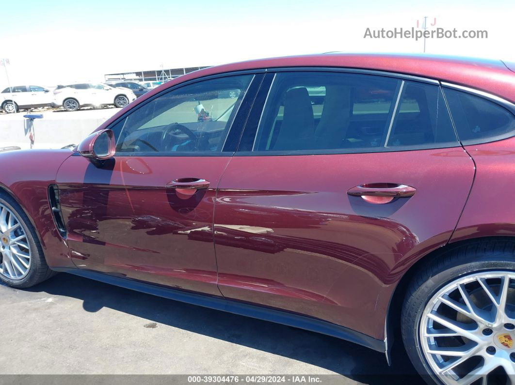 2018 Porsche Panamera   Maroon vin: WP0AA2A79JL101353