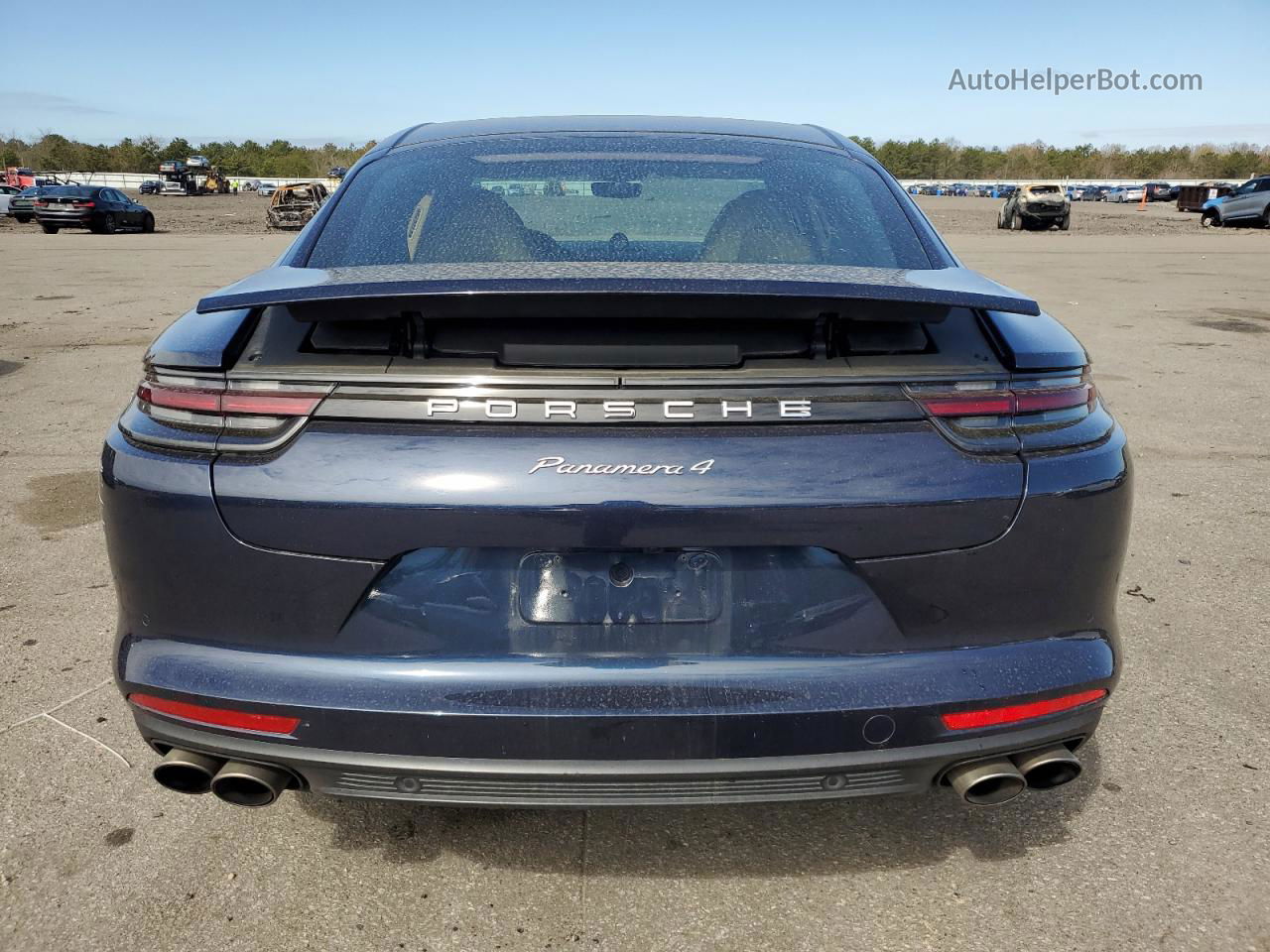 2018 Porsche Panamera 4 Blue vin: WP0AA2A79JL111350