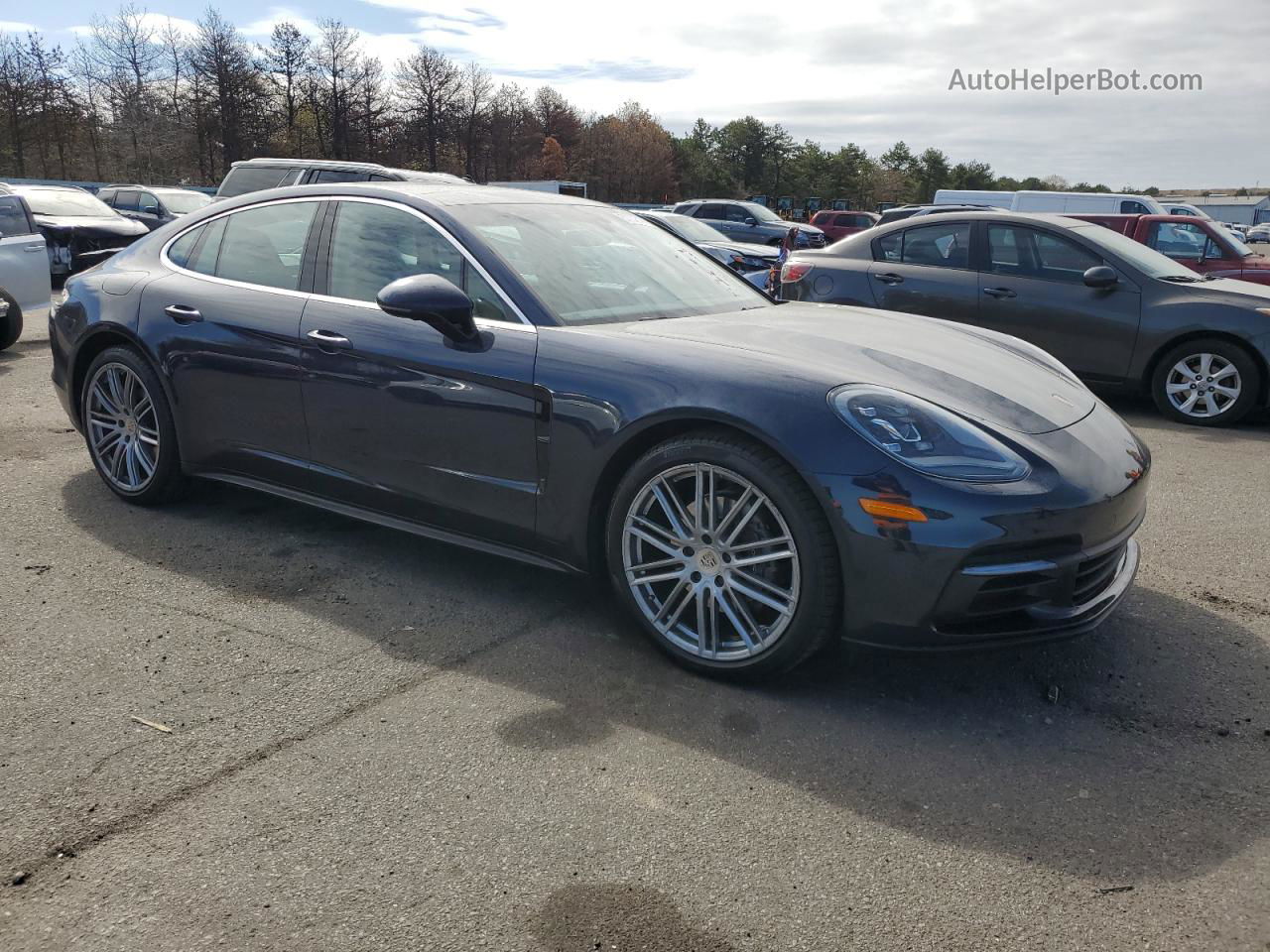 2018 Porsche Panamera 4 Blue vin: WP0AA2A79JL111350