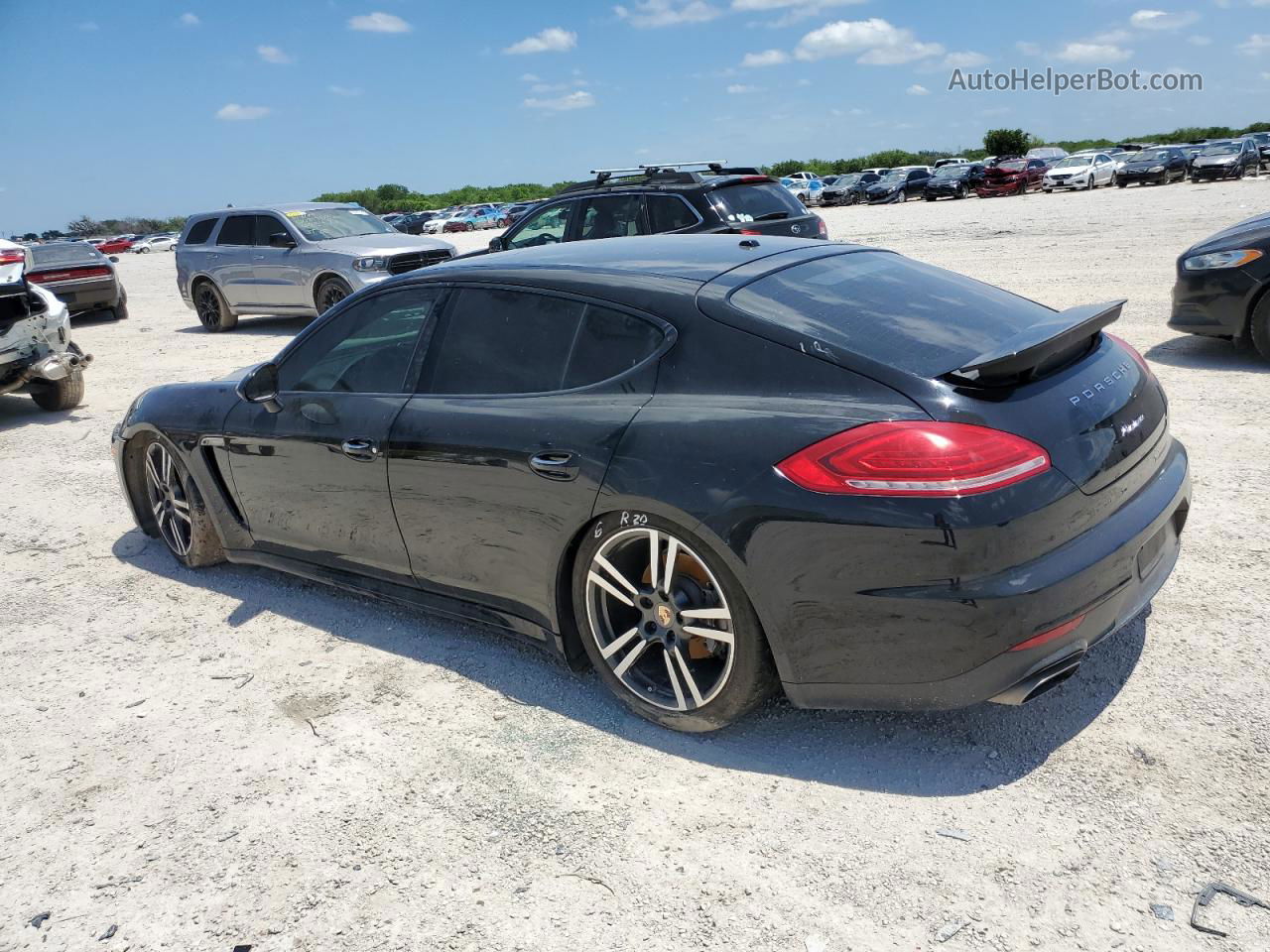 2014 Porsche Panamera 2 Black vin: WP0AA2A7XEL008072