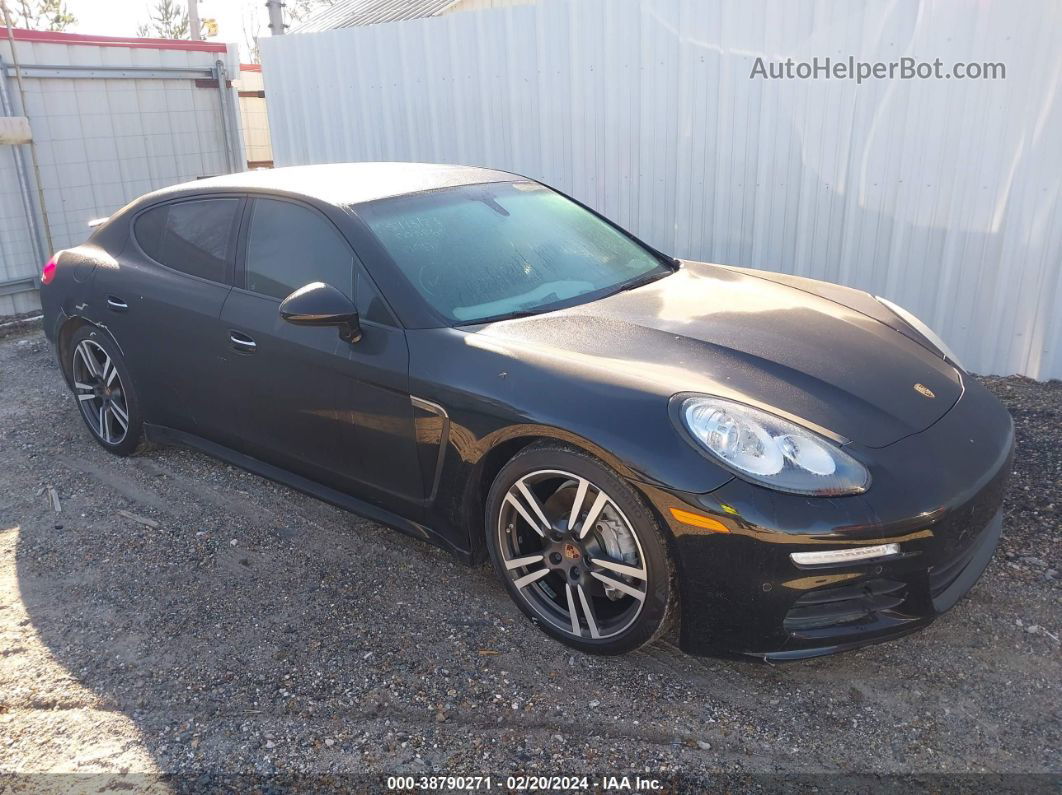 2014 Porsche Panamera 4 Black vin: WP0AA2A7XEL008072