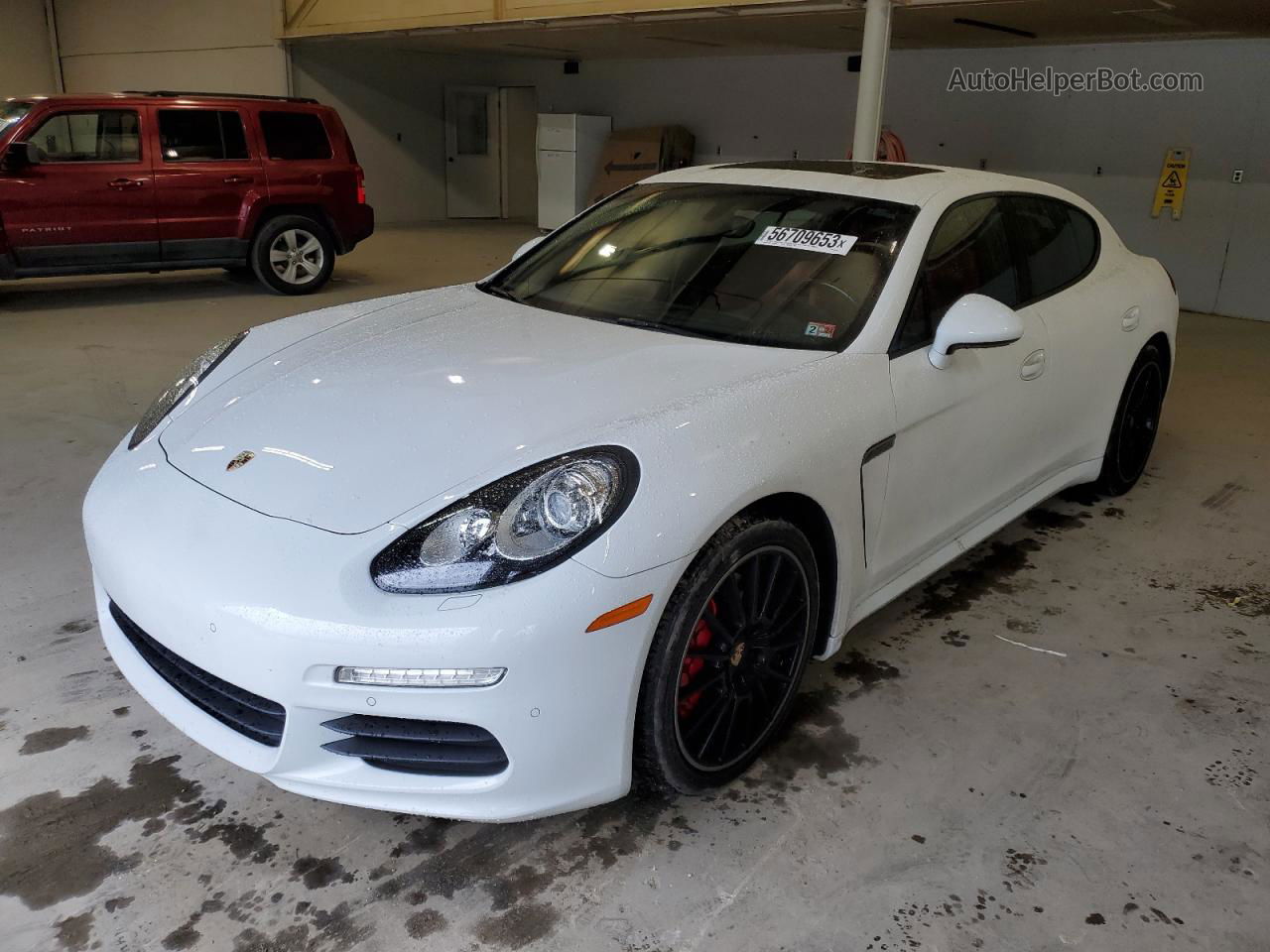 2014 Porsche Panamera 2 White vin: WP0AA2A7XEL013353