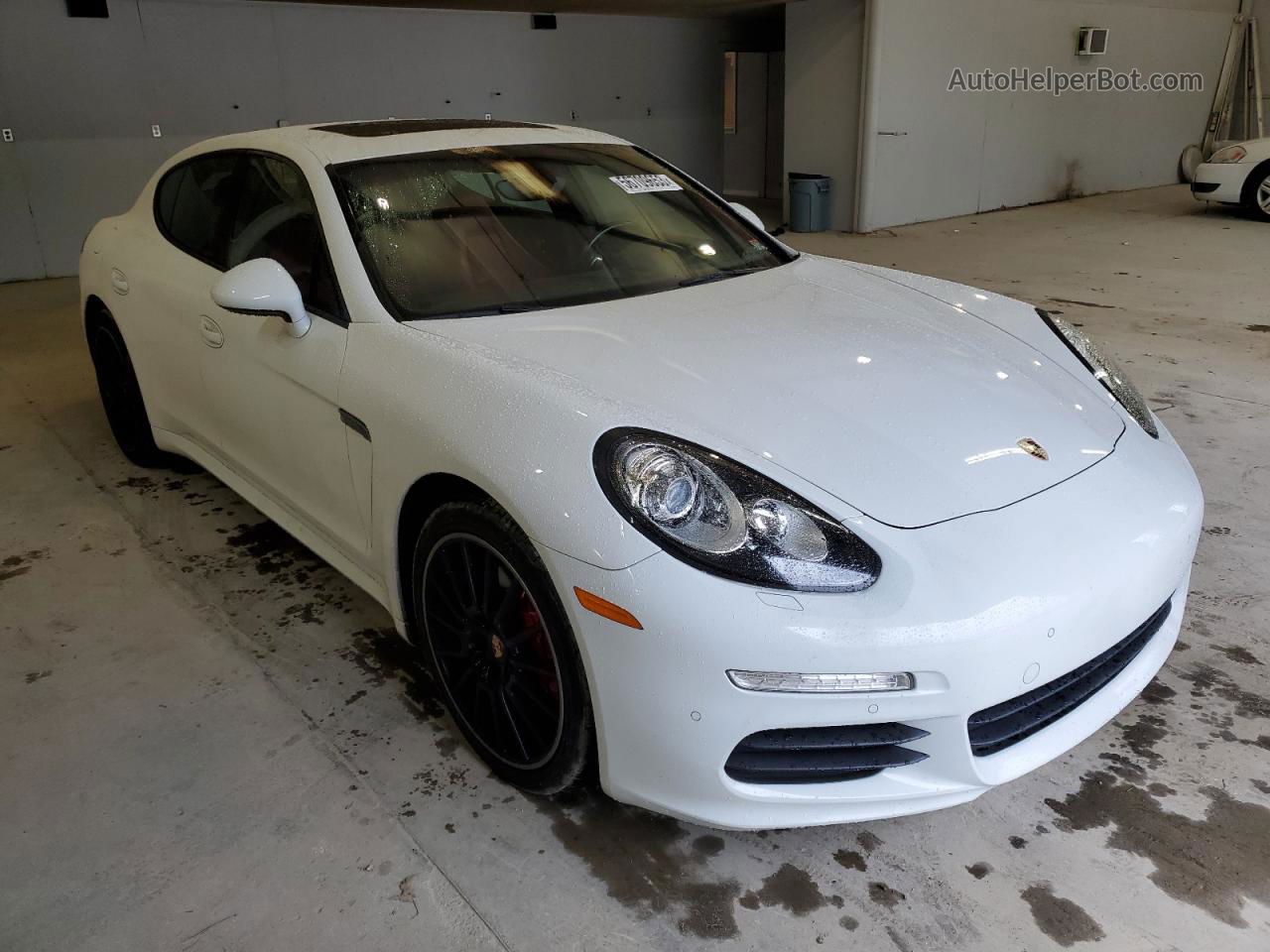 2014 Porsche Panamera 2 White vin: WP0AA2A7XEL013353