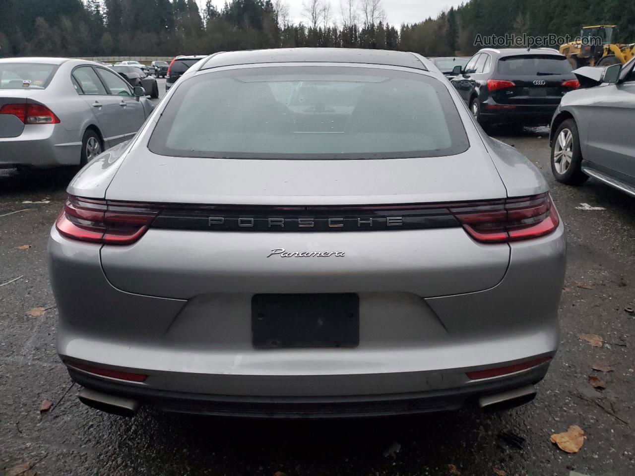 2018 Porsche Panamera 4 Silver vin: WP0AA2A7XJL107307