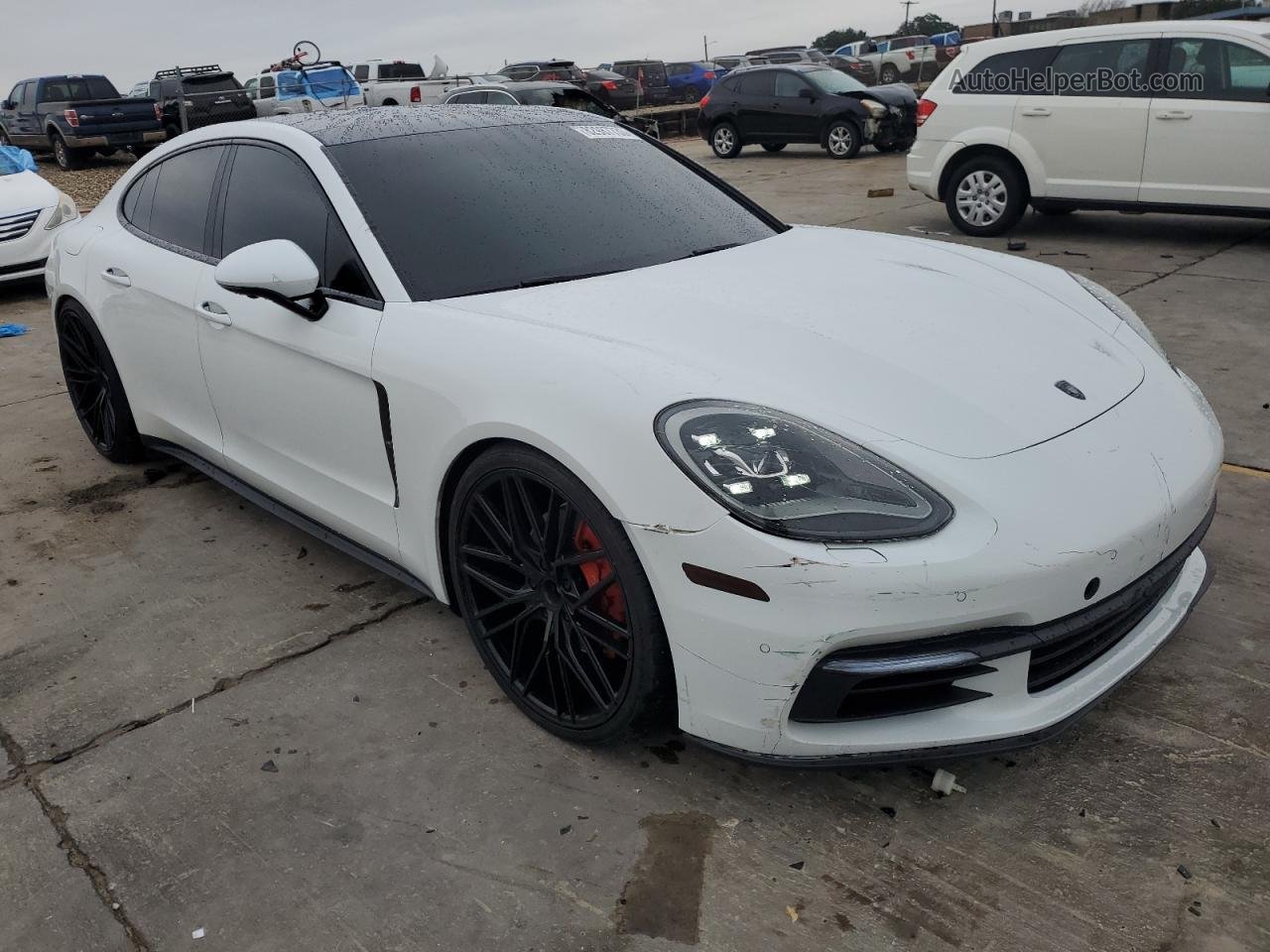 2018 Porsche Panamera 4 Белый vin: WP0AA2A7XJL111597