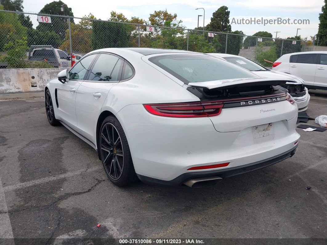 2018 Porsche Panamera   White vin: WP0AA2A7XJL113608