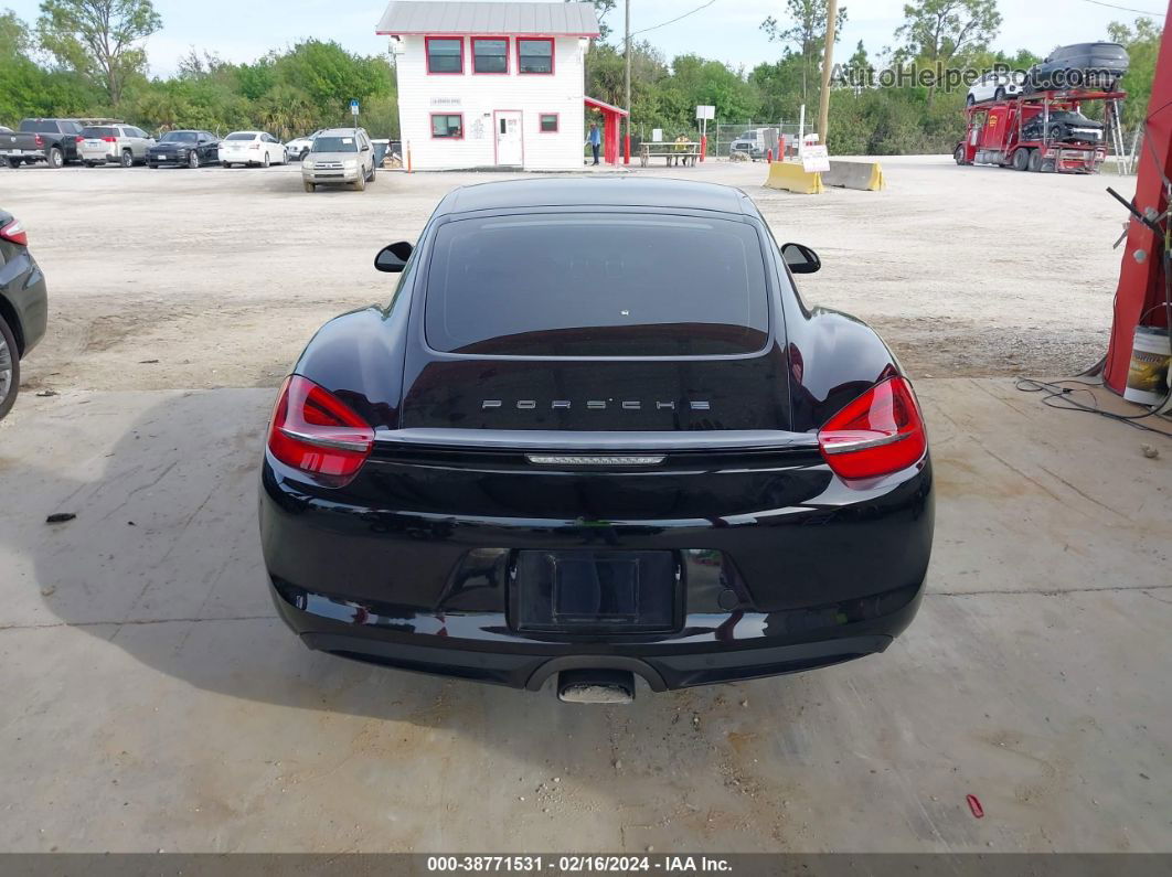 2016 Porsche Cayman Black Edition Черный vin: WP0AA2A81GK171579