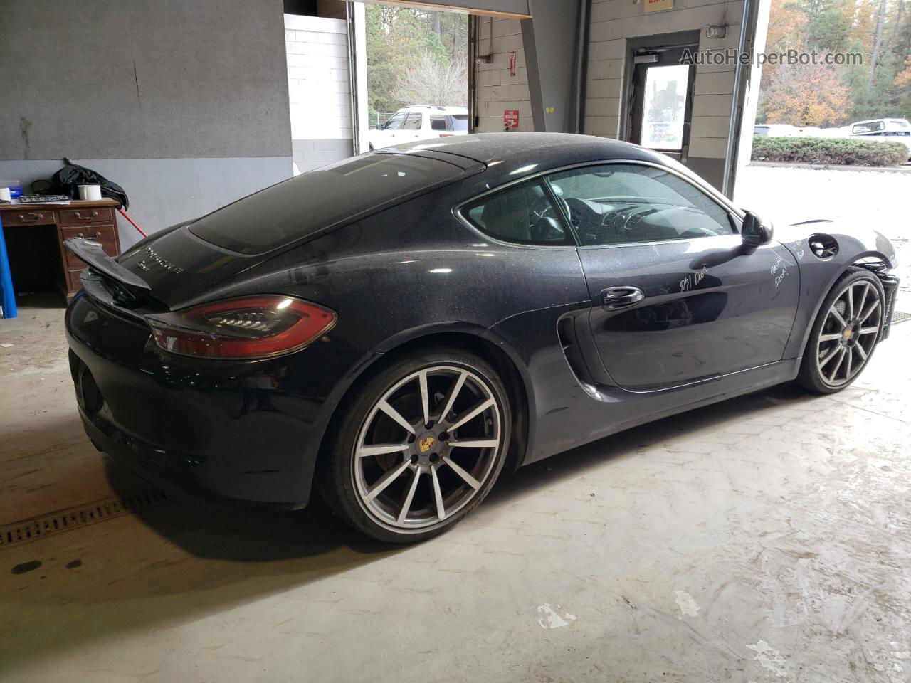 2016 Porsche Cayman  Black vin: WP0AA2A82GK171333