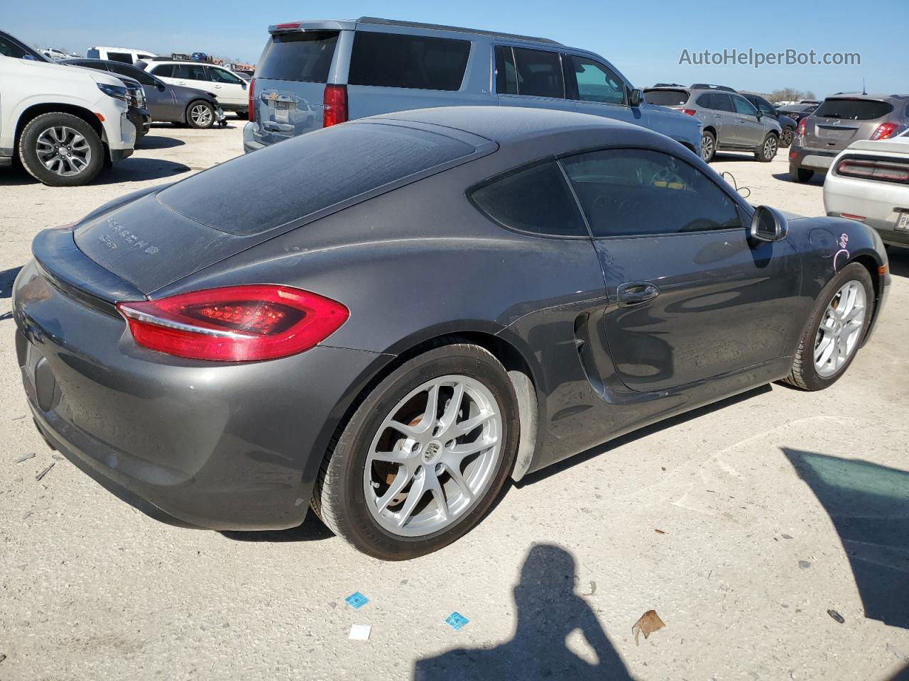 2016 Porsche Cayman  Gray vin: WP0AA2A88GK171529