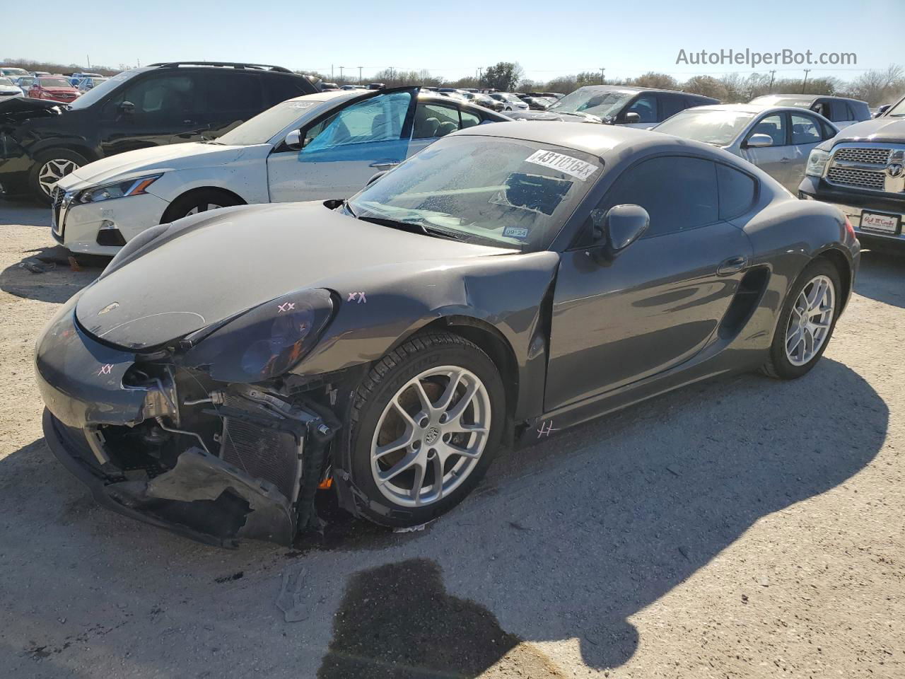 2016 Porsche Cayman  Gray vin: WP0AA2A88GK171529