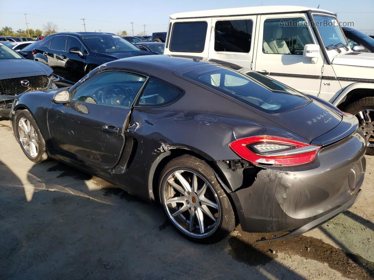 2016 Porsche Cayman  Charcoal vin: WP0AA2A89GK170440