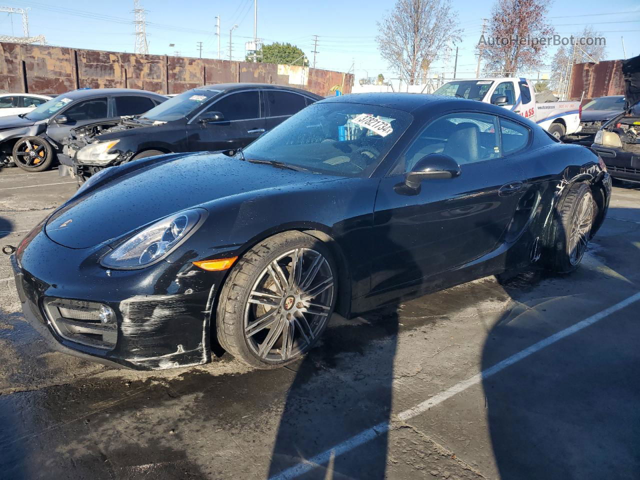 2016 Porsche Cayman  Black vin: WP0AA2A89GK171331