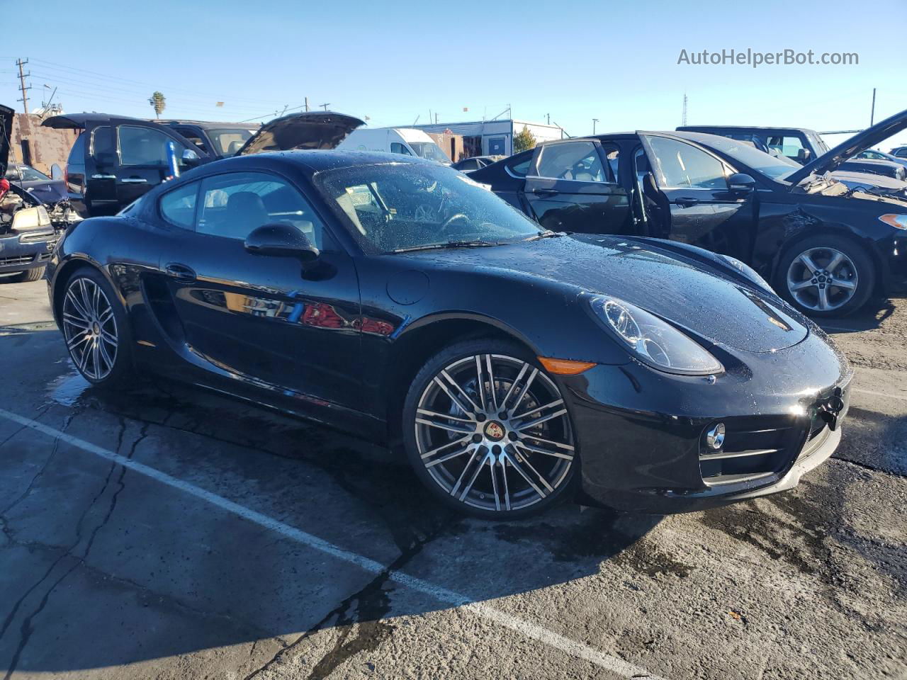 2016 Porsche Cayman  Black vin: WP0AA2A89GK171331