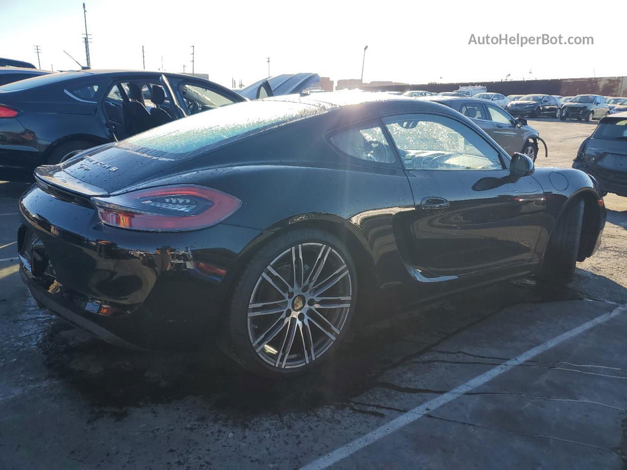 2016 Porsche Cayman  Black vin: WP0AA2A89GK171331