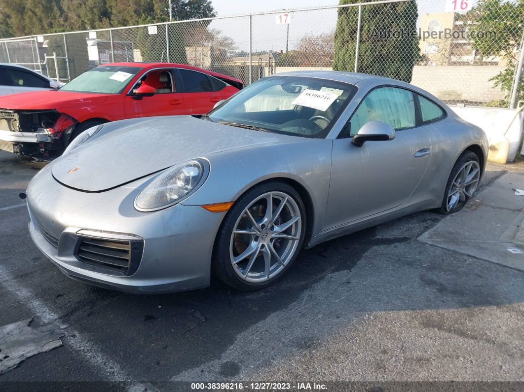 2018 Porsche 911 Carrera Silver vin: WP0AA2A95JS105262